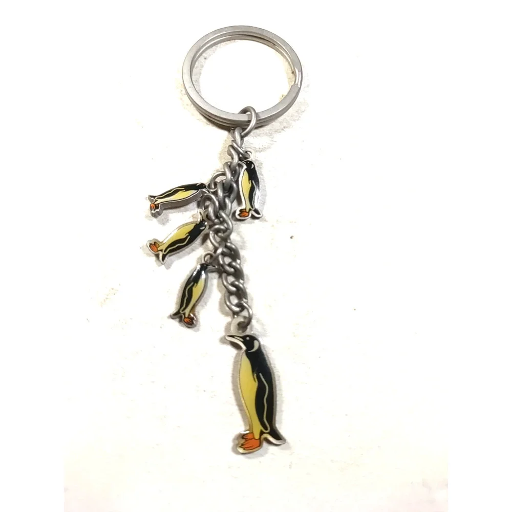 Penguin Keychain Metal Charms